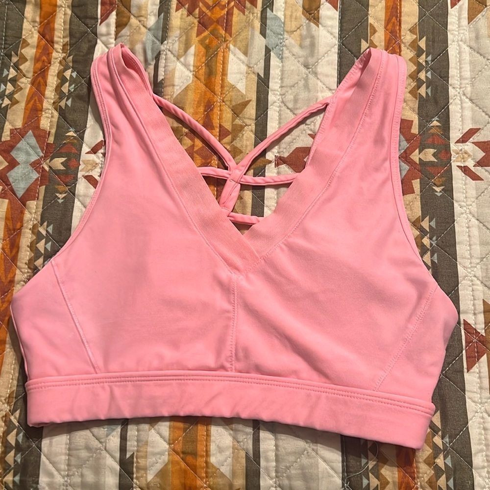 Avia pink sports bra size small
